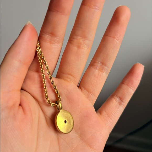 Vermeil Moonstone Necklace pendant necklace stainless steel - Picture 7 of 9